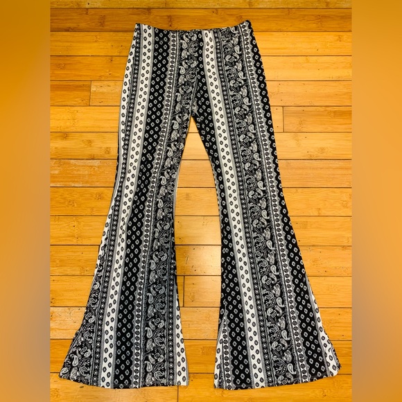 Printed Cotton Flares - Picture 1 of 2